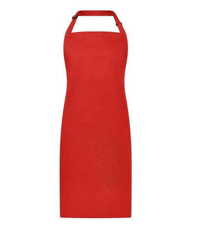 Brand Lab Adjustable Bib Apron - Red