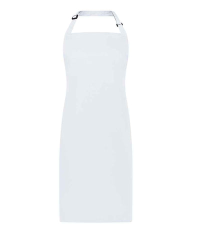 Brand Lab Adjustable Bib Apron - White