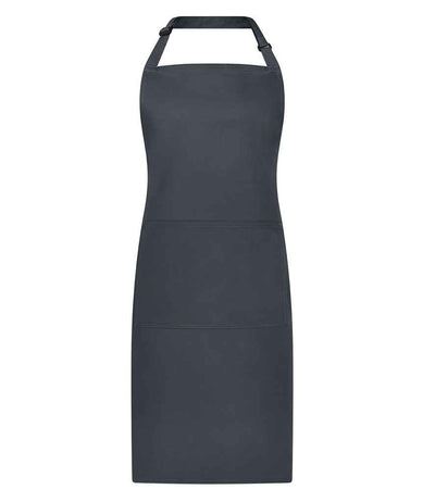 Brand Lab Adjustable Bib Pocket Apron - Charcoal