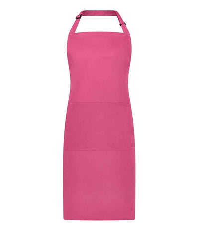 Brand Lab Adjustable Bib Pocket Apron - Fuchsia