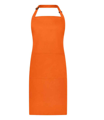Brand Lab Adjustable Bib Pocket Apron - Orange