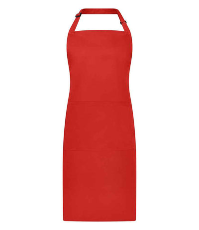 Brand Lab Adjustable Bib Pocket Apron - Red