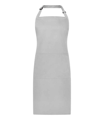 Brand Lab Adjustable Bib Pocket Apron - Silver