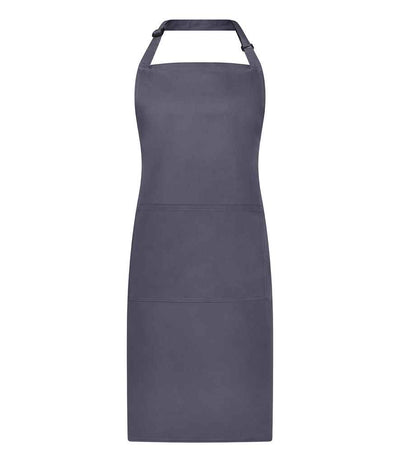 Brand Lab Adjustable Bib Pocket Apron - Steel