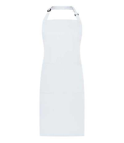 Brand Lab Adjustable Bib Pocket Apron - White