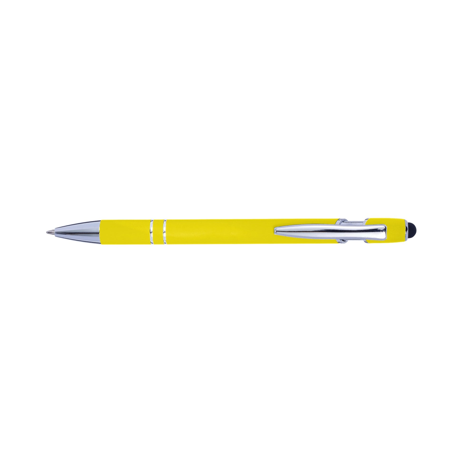 Ballpen with rubber finish