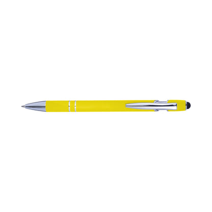Ballpen with rubber finish
