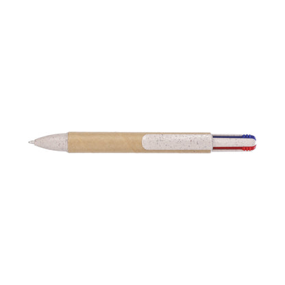 Recycled carton four-colour ballpen