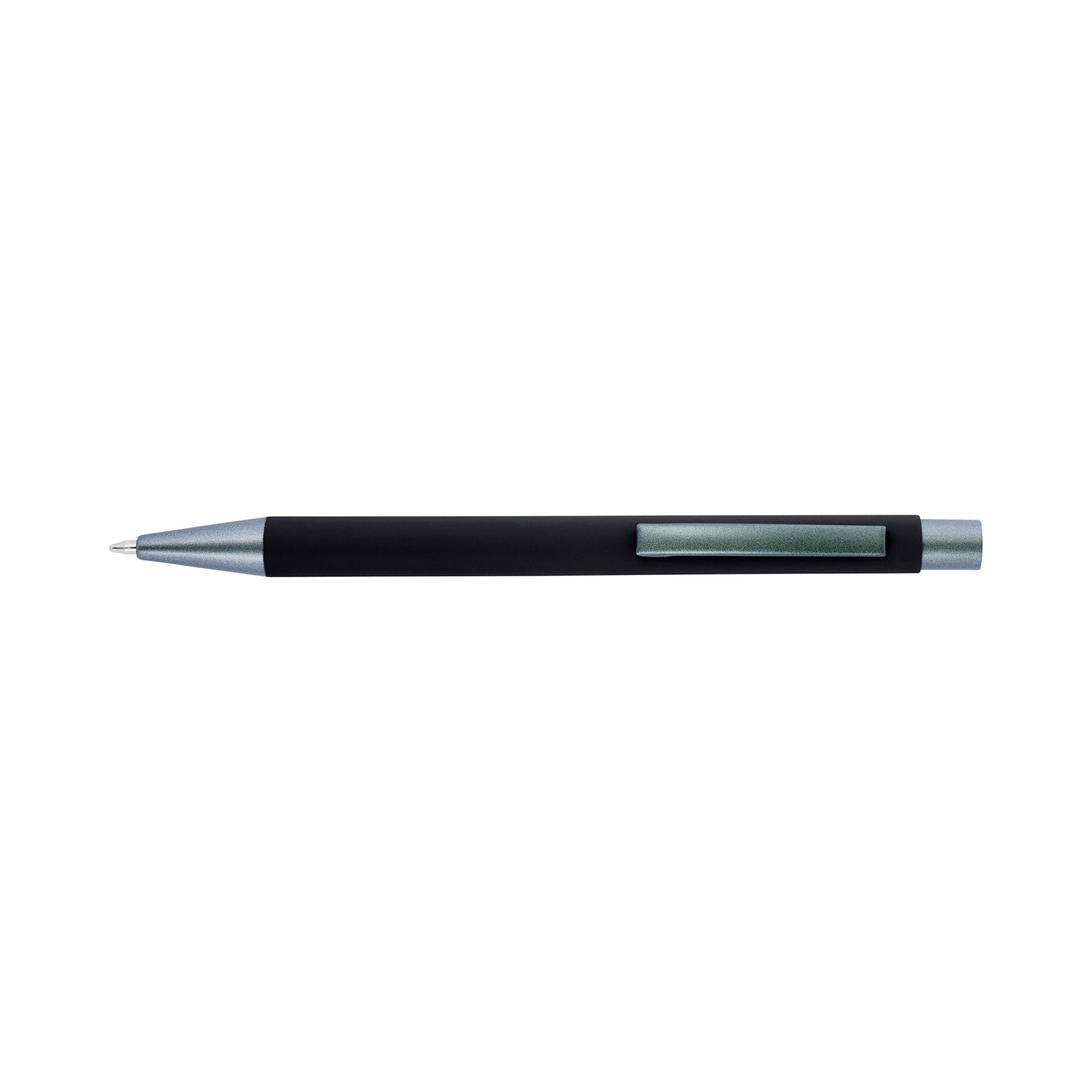 Ballpen with rubber finish