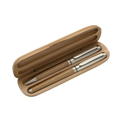 Bamboo ballpen and rollerpen