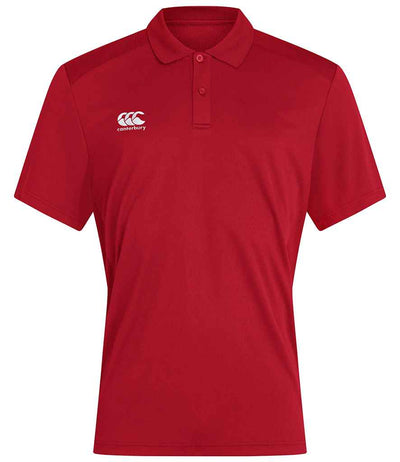 Canterbury Club Dry Polo Shirt - Flag Red