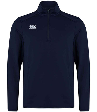 Canterbury Club Zip Neck Mid Layer Training Top - Navy