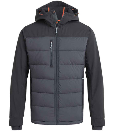 Craghoppers Workwear Castleford Hybrid Jacket - Black/Carbon Grey