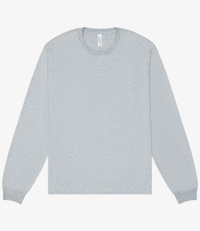 Canvas Unisex Heavyweight Long Sleeve Boxy T-Shirt - Athletic Heather