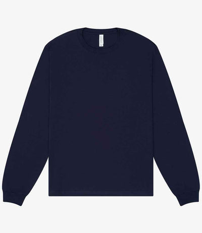 Canvas Unisex Heavyweight Long Sleeve Boxy T-Shirt - Navy