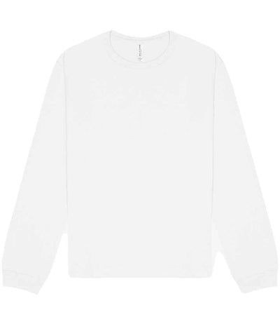 Canvas Unisex Heavyweight Long Sleeve T-Shirt - White
