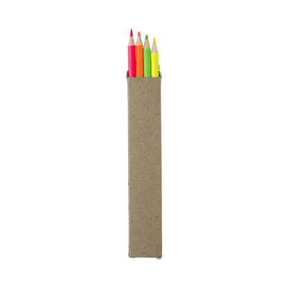 Coloured highlighter pencil set (4pc)