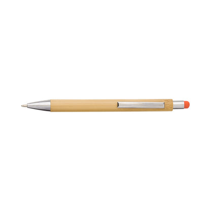 Bamboo and plastic ballpen