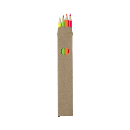 Coloured highlighter pencil set (4pc)