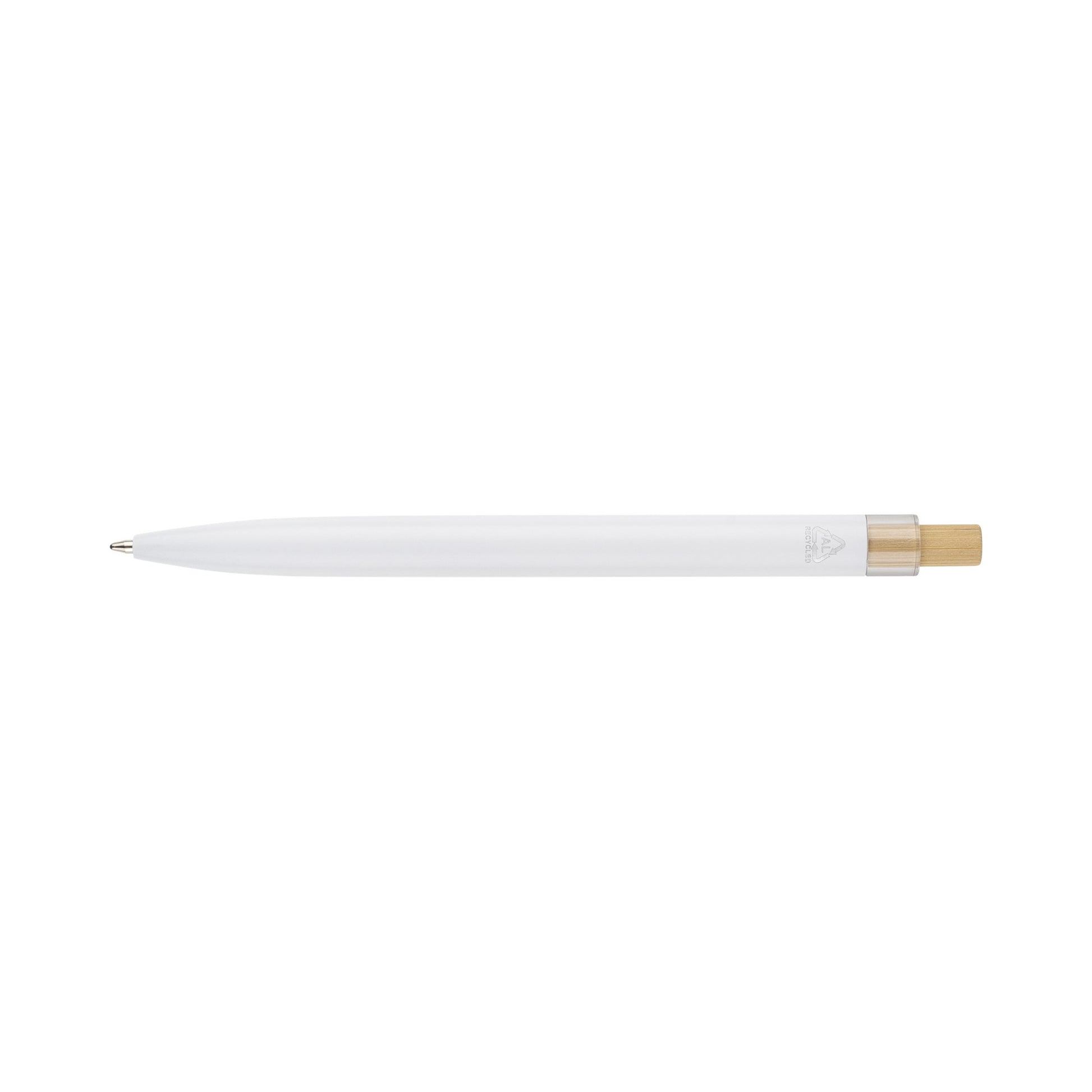 Recycled aluminium lacquered ballpen
