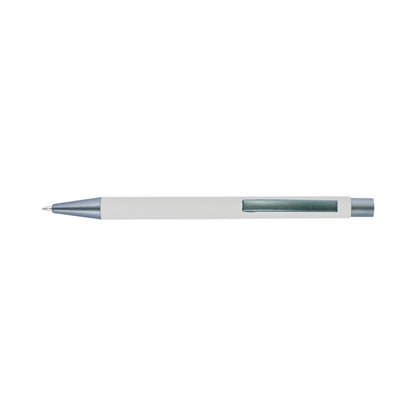 Ballpen with rubber finish