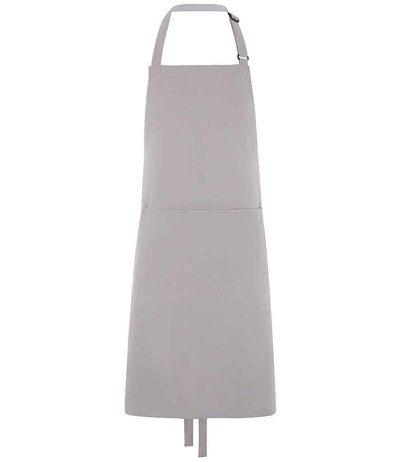 Dennys Polyester Bib Apron with Pocket - Griffin