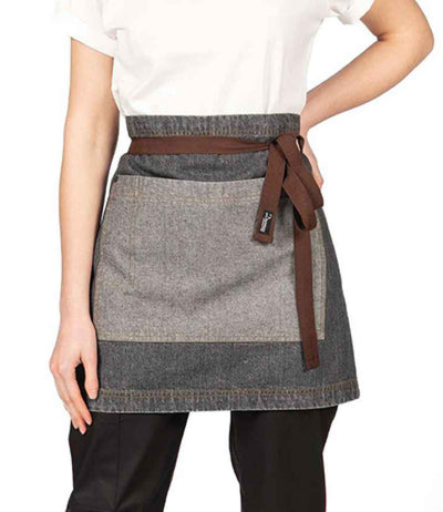 Dennys Denim Waist Apron - Black Denim