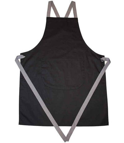 Dennys Cross Back Apron - Black