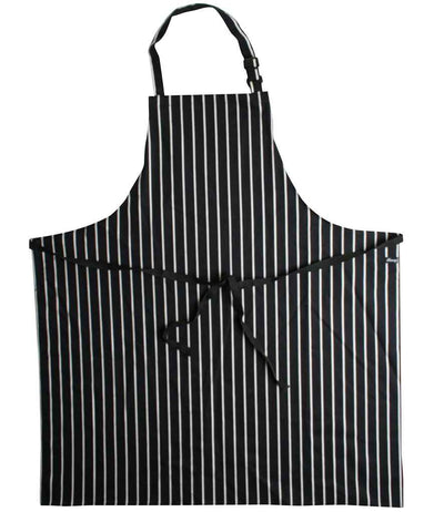 Dennys Stripe Bib Apron - Navy/White
