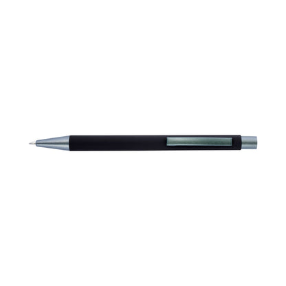 Ballpen with rubber finish