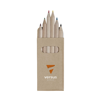 Six coloured pencil pack