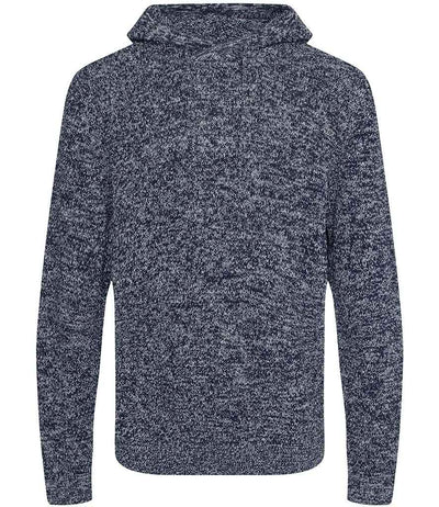 Ecologie Unisex Iguazu Sustainable Knitted Hoodie - Navy/Heather Grey