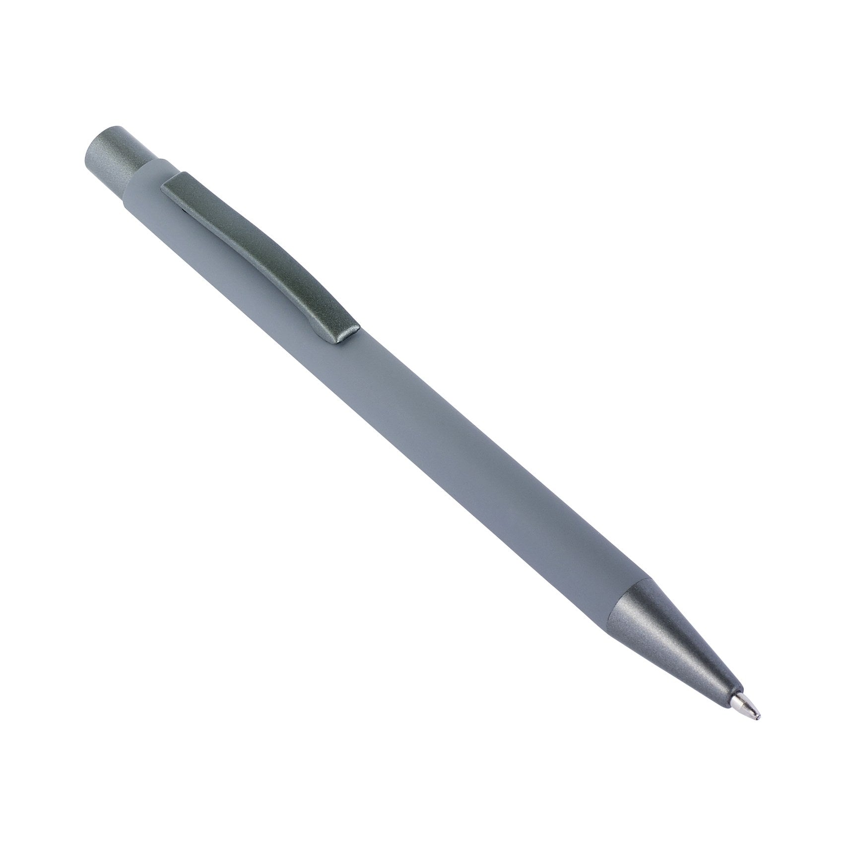 Ballpen with rubber finish