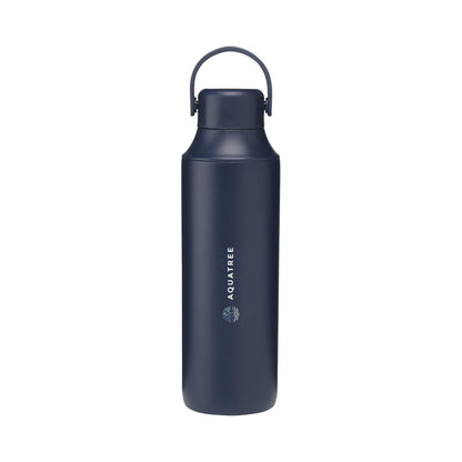 Recycled stainless steel double walled bottle (600ml)