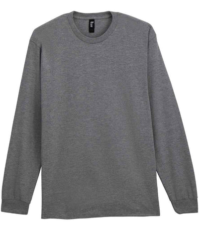 Gildan Hammer Heavyweight Long Sleeve T-Shirt - Graphite Heather