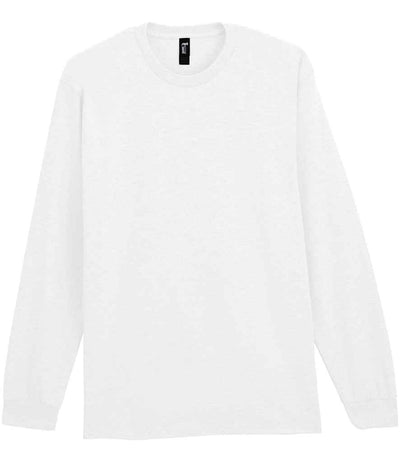 Gildan Hammer Heavyweight Long Sleeve T-Shirt - White