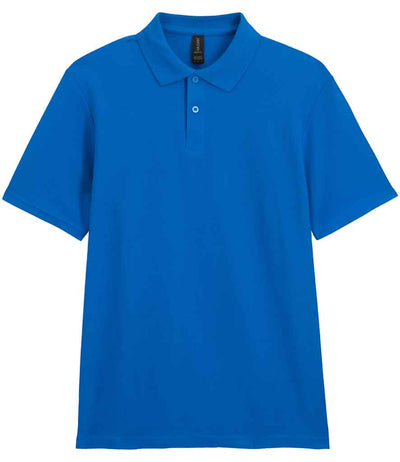 Gildan SoftStyle® Double Piqué Polo Shirt - Royal Blue