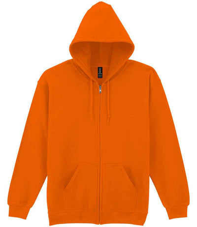 Gildan Heavy Blend™ Zip Hooded Sweatshirt - S Orange