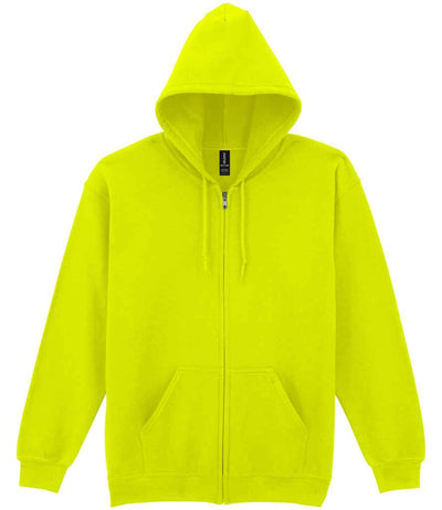 Gildan Heavy Blend™ Zip Hooded Sweatshirt - Safety Green