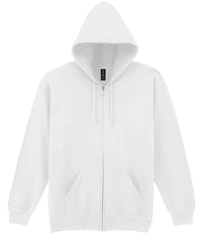 Gildan Heavy Blend™ Zip Hooded Sweatshirt - White