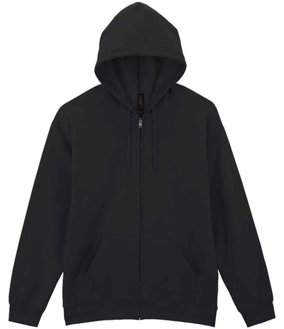 Gildan SoftStyle® Midweight Full Zip Hooded Sweatshirt - Black