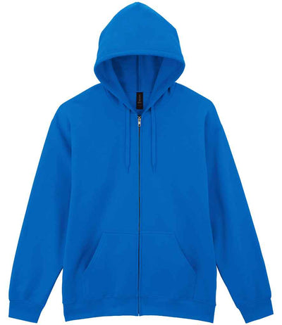 Gildan SoftStyle® Midweight Full Zip Hooded Sweatshirt - Royal Blue