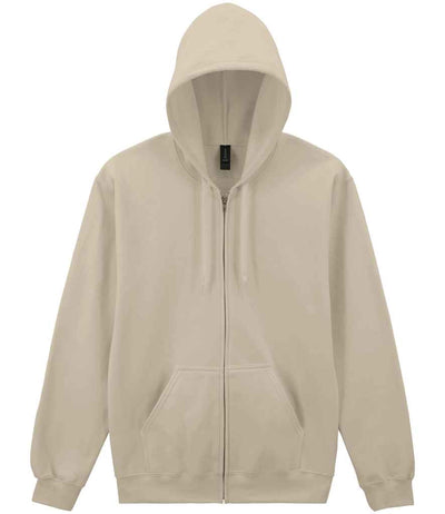 Gildan SoftStyle® Midweight Full Zip Hooded Sweatshirt - Sand