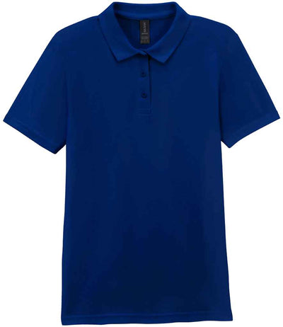 Gildan Ladies SoftStyle® Double Piqué Polo Shirt - Navy