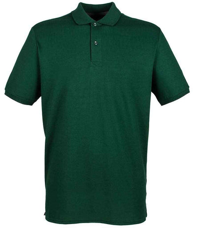 Henbury Modern Fit Cotton Piqué Polo Shirt - Bottle Green
