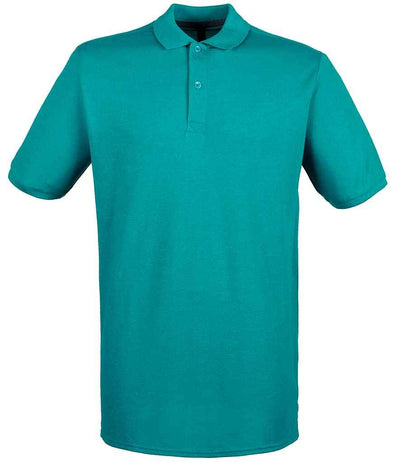 Henbury Modern Fit Cotton Piqué Polo Shirt - Bright Jade