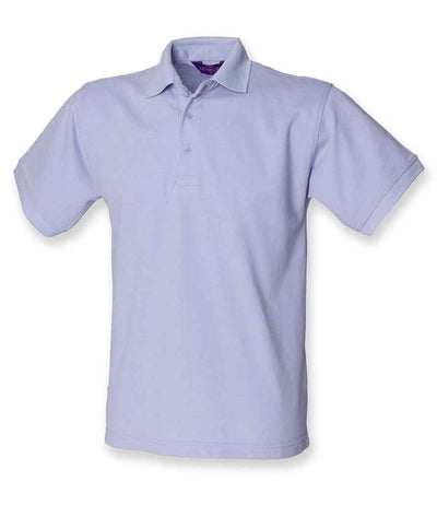 Henbury Heavy Poly/Cotton Piqué Polo Shirt - Lavender