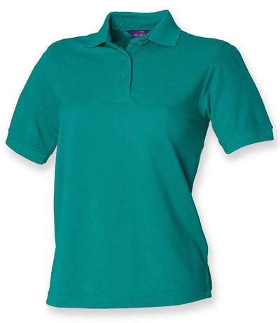 Henbury Ladies Poly/Cotton Piqué Polo Shirt - Jade