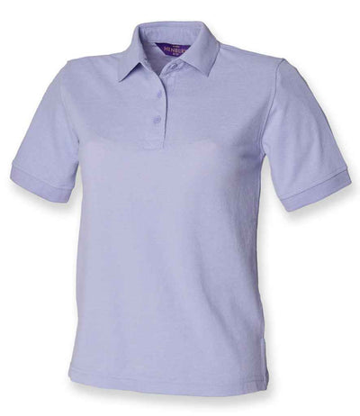 Henbury Ladies Poly/Cotton Piqué Polo Shirt - Lavender