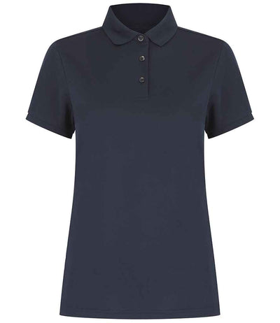 Henbury Ladies Recycled Polyester Polo Shirt - Navy